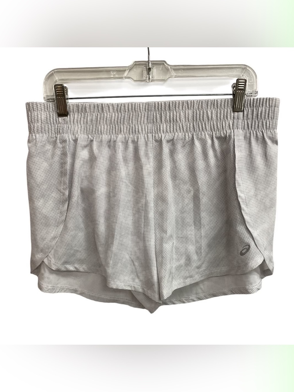 Oasis White Athletic Running Shorts with Elastic Waist Size L